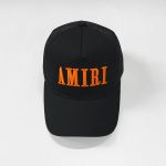 Sombreros Amiri Core Logo Negro Naranja