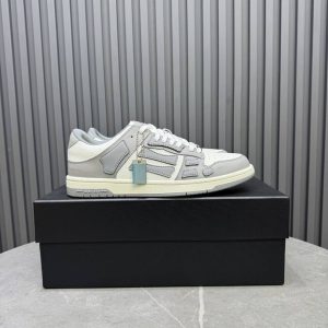 AMIRI Skel Top Glitter Sneakers White