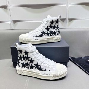 AMIRI Wmns Stars Court High White Black