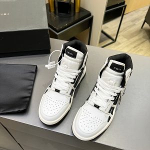 AMIRI Skel Top Hi Black White