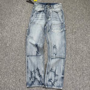 Crystal AMIRI Hotel Jean Distressed Jeans