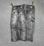 Men Distressed Ripped Jeans Wide Leg AMIRI
