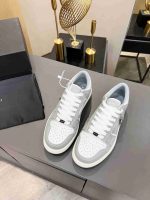 AMIRI Grey Skel Top Low Sneakers