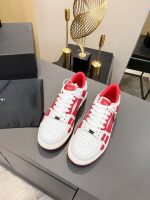 AMIRI Red and White Sneakers