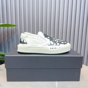 Tenis Amiri Mujer Stars Slip-On Blanco Gris