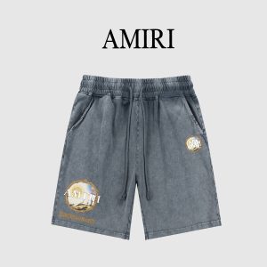 Shorts AMIRI Negro y Amarillo