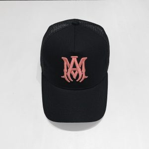 Sombreros Amiri MA Negro Rosa Coral