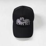 Sombreros Amiri Negro Trucker Cap