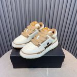 AMIRI MA-1 White Brown Sneakers