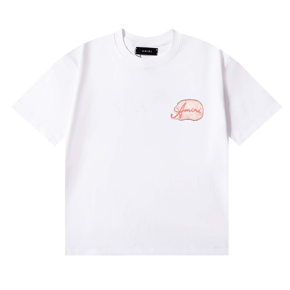 Camiseta AMIRI Resort Club Blanca Rosa Camiseta AMIRI Resort Club Blanca Rosa