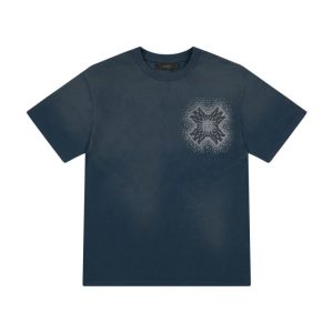 Camiseta AMIRI Tribal Crystal Washed Azul