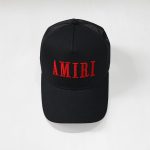 Sombreros Amiri Core Logo Negro Rojo