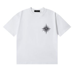 Camiseta Amiri MA Compass Star Pocket Blanca