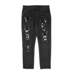 Pantalones AMIRI MX1 Studded Distressed Negro