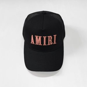 Sombreros Amiri Core Logo Negro Rosa