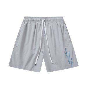 Cortos Amiri Staggered Logo Gris