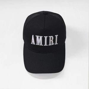 Sombreros Amiri Core Logo Negro Trucker