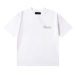 Camiseta AMIRI Script Tonal Logo Blanca