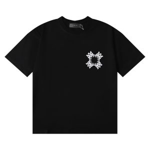 Camiseta AMIRI Tribal Cross Pocket Negra