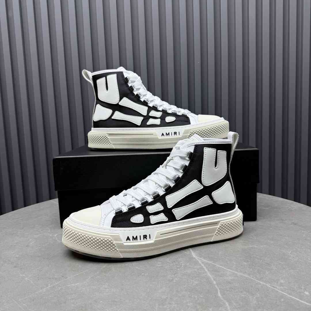 AMIRI Skel Court Hi Sneakers AMIRI Skel Court Hi Sneakers