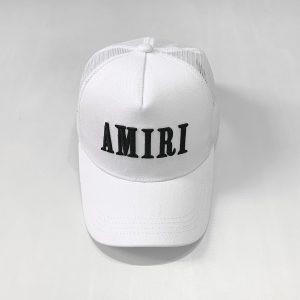 Sombreros Amiri Core Logo Blanco Negro