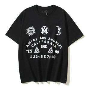 Camiseta Amiri Ouija Board Negra